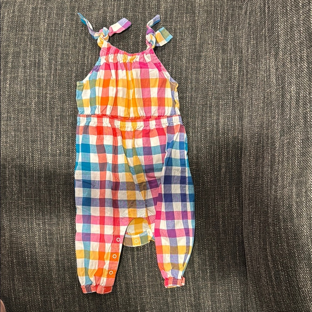 Tea Collection Tie Shoulder Baby Romper